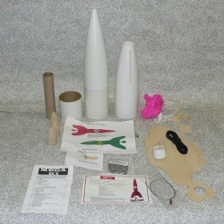 Fat Cat Rockets Mega K-1 Tin Tin Rocket