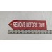 RBF12 Remove Before Tow
